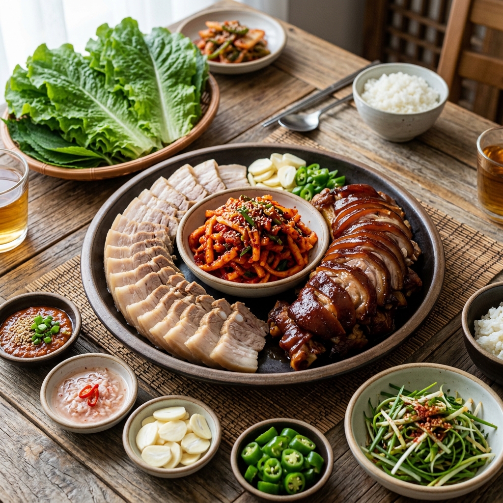 야식계의 극과 극 쌍두마차, 보쌈과 족발