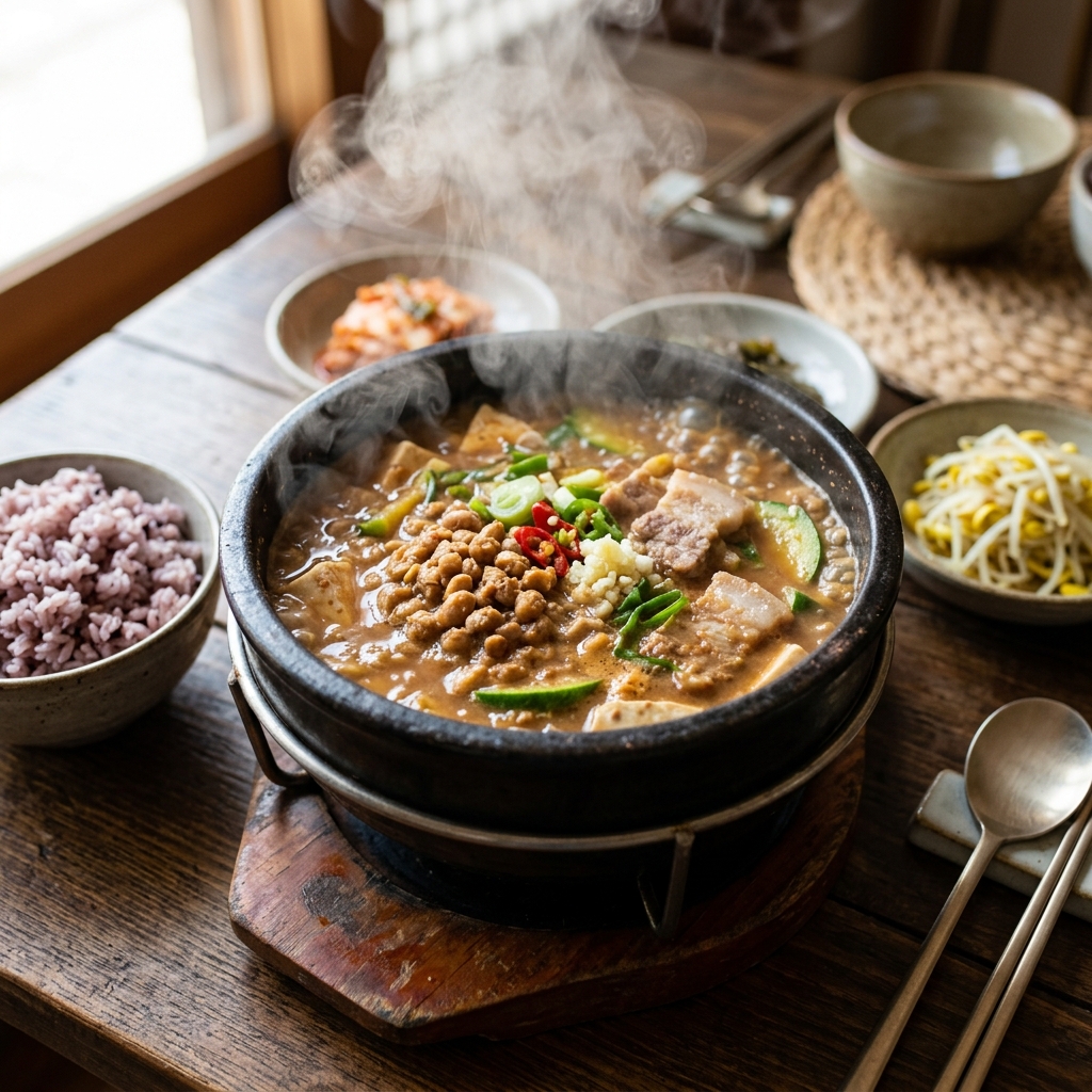 구수하고 강렬한 발효의 맛, 청국장