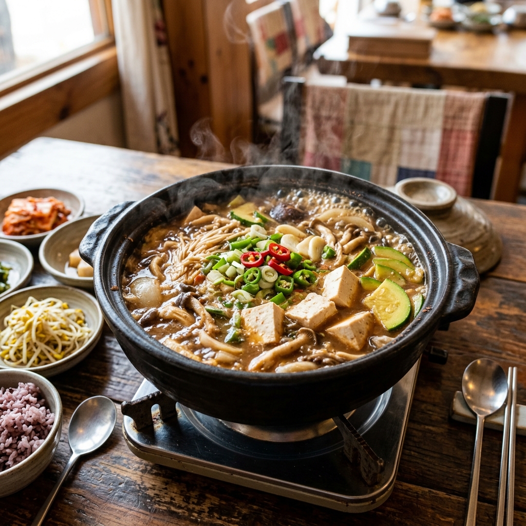 한국인의 정서가 녹아든 구수한 된장찌개