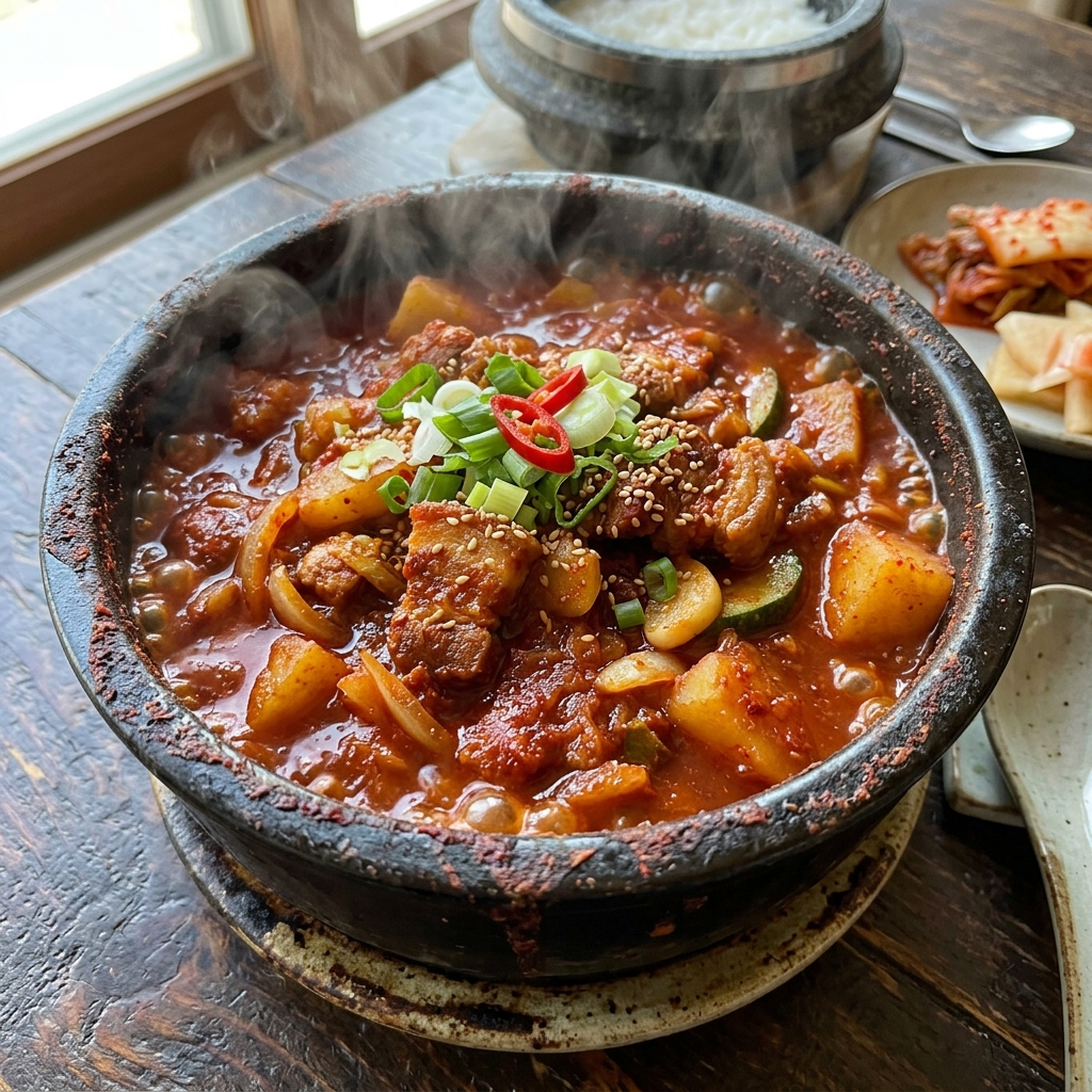 보글보글 끓이면 밥을 지배하는 극강의 밥도둑, 돼지 짜글이 (Jjageuli)
