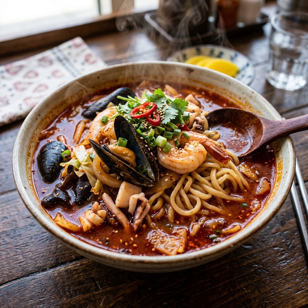 화끈한 불맛의 진수, 짬뽕
