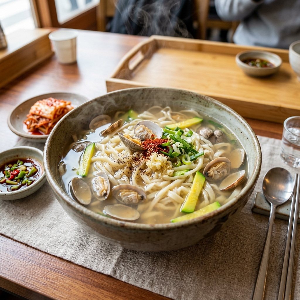 소박한 밀가루가 위로하는 깊은 위로, 칼국수