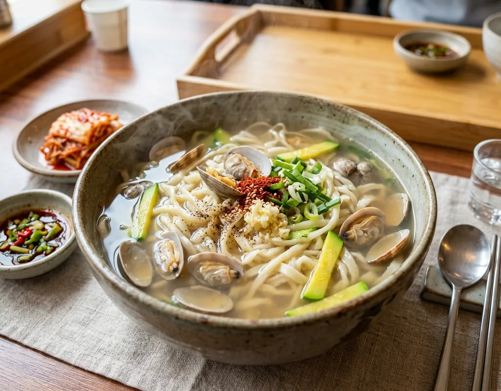 바지락 칼국수