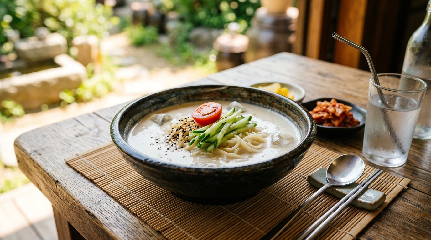 여름철 무더위를 식혀주는 완벽한 선택: 콩국수의 모든 것