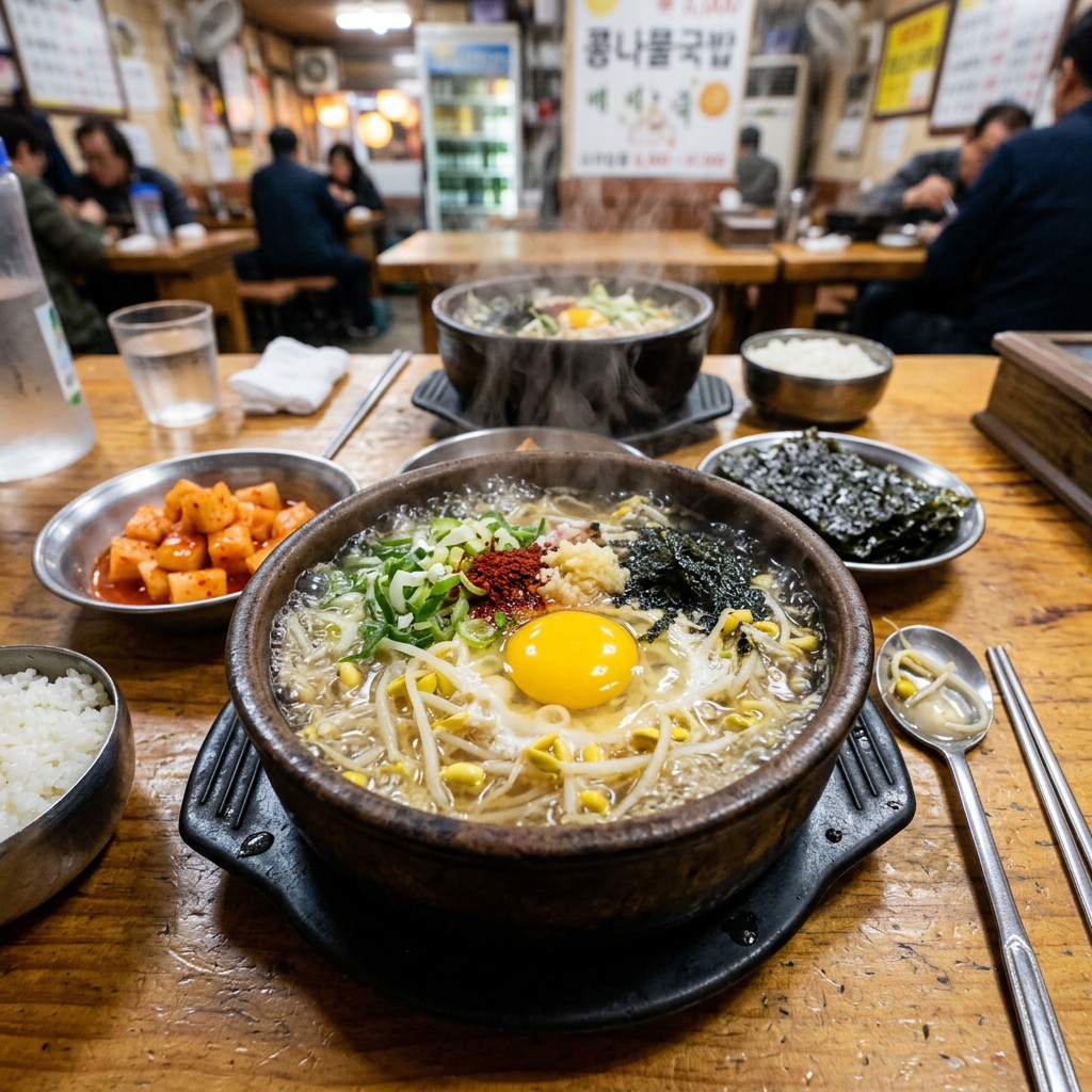 해장과 아침의 친구, 콩나물국밥