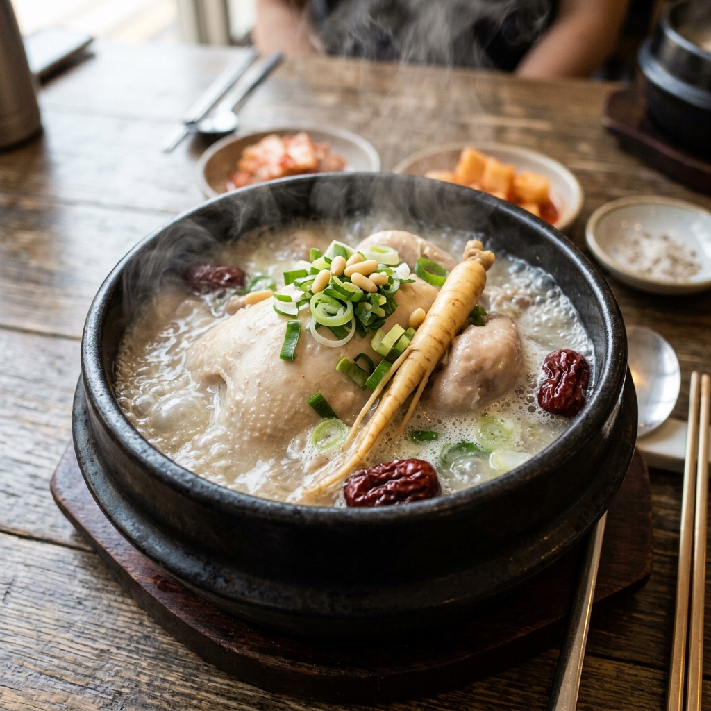 기력을 채워주는 뜨끈한 보양식, 삼계탕