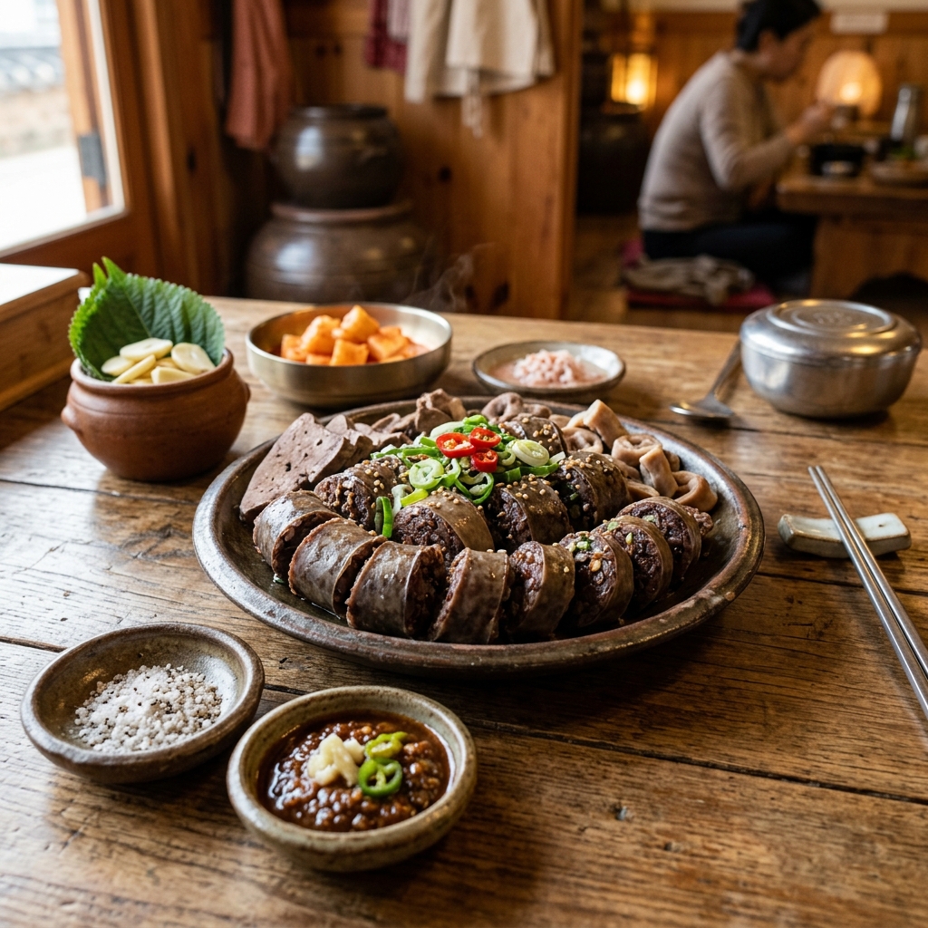 길거리 음식의 제왕, 쫀득하고 구수한 순대