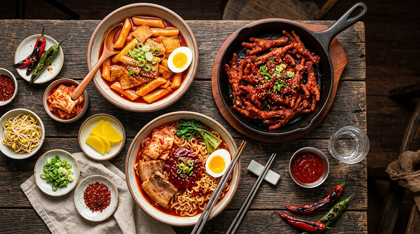 스트레스 팍! 한국의 매운맛 요리 베스트 5